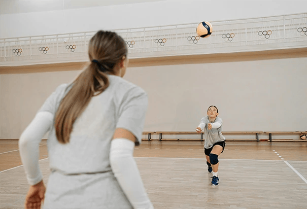 Volleyball Academy core at CrossFit Unstoppable